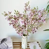 New 3D printed hand-feel simulation single-stem 24-head Oncidium, a floor-standing artificial flower arrangement for home living room and dining table Specification image